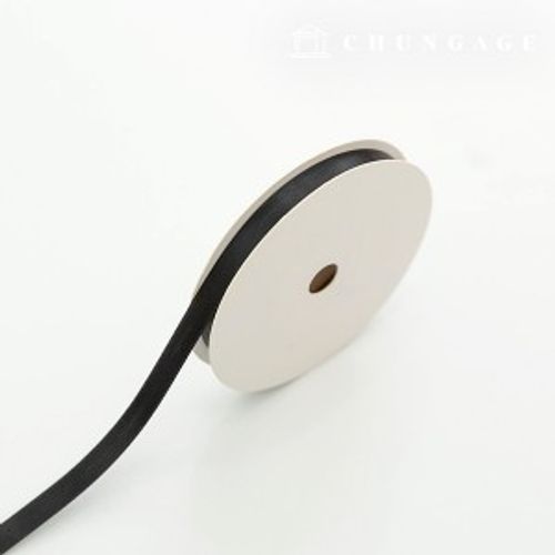 Satin Bowknot String 20 Rolls Package Bowknot Tape String Craft 10mm Black