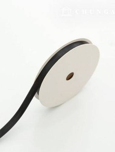 Satin Bowknot String 20 Rolls Package Bowknot Tape String Craft 10mm Black