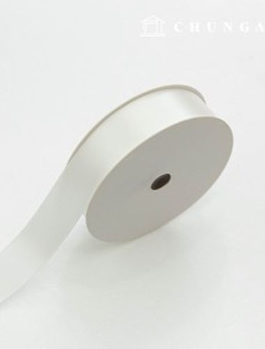 Satin Bowknot String 20 Rolls Package Bowknot Tape String Craft 25mm White