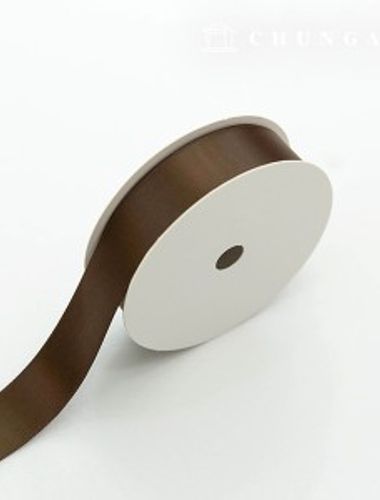 Satin bowknot String 20 rolls package bowknot tape String craft 25mm Brown