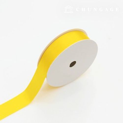 Satin Bowknot String 20 Rolls Package Bowknot Tape String Craft 25mm Yellow