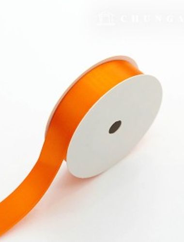 Satin bowknot String 20 rolls package bowknot tape String craft 25mm Orange