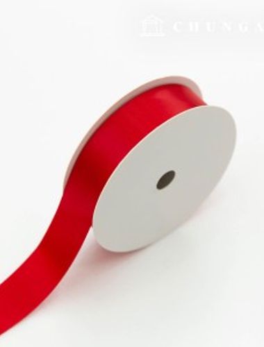 Satin Bowknot String 20 Rolls Package Bowknot Tape String Craft 25mm Red