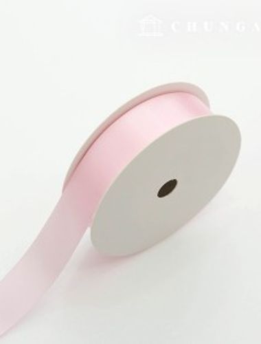Satin bowknot String 20 rolls package bowknot tape String craft 25mm Light pink