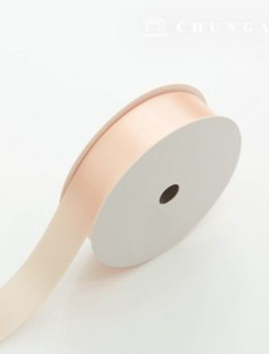 Satin bowknot String 20 rolls package bowknot tape String craft 25mm apricot