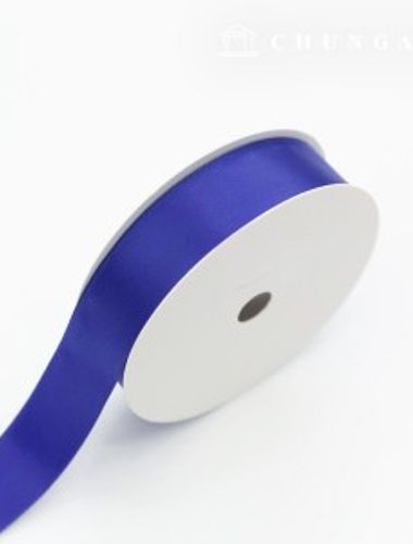 Satin Bowknot String 20 Roll Package Bowknot Tape String Craft 25mm Deep Blue