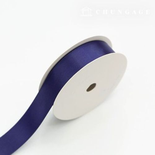 Satin bowknot String 20 rolls package bowknot tape String craft 25mm Navy