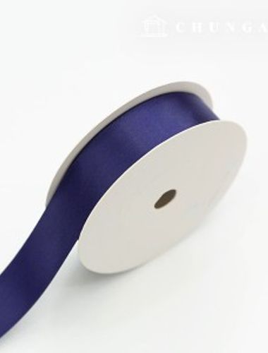 Satin bowknot String 20 rolls package bowknot tape String craft 25mm Navy