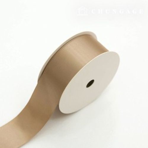 Satin bowknot String 20 rolls package bowknot tape String craft 40mm Beige