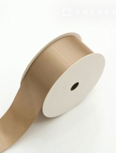 Satin bowknot String 20 rolls package bowknot tape String craft 40mm Beige