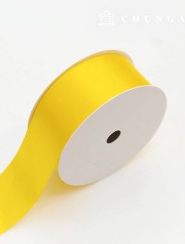 Satin Bowknot String 20 Rolls Package Bowknot Tape String Craft 40mm Yellow
