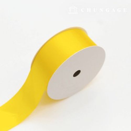 Satin Bowknot String 20 Rolls Package Bowknot Tape String Craft 40mm Yellow