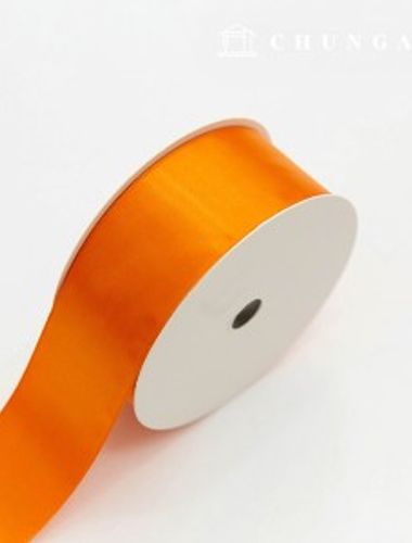 Satin Bowknot String 20 Rolls Package Bowknot Tape String Craft 40mm Orange