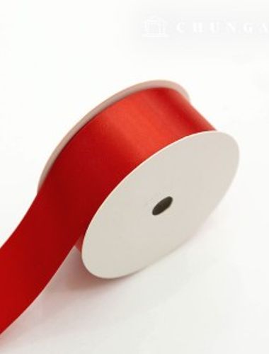 Satin Bowknot String 20 Rolls Package Bowknot Tape String Craft 40mm Red