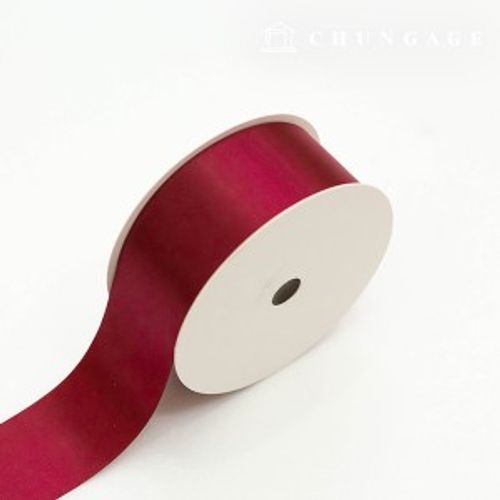 Satin bowknot String 20-marol package bowknot tape String craft 40mm Wine