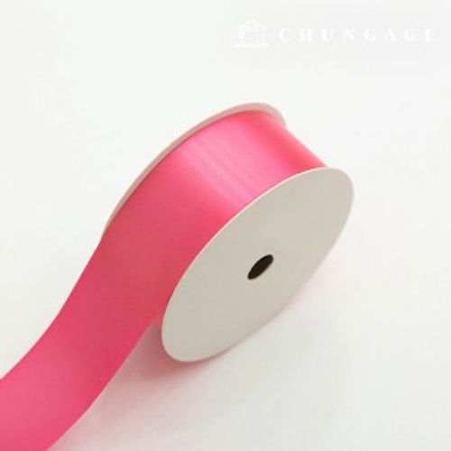 Satin Bowknot String 20 Rolls Package Bowknot Tape String Craft 40mm Pink