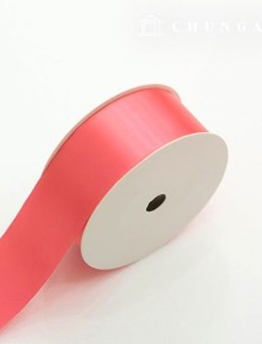 Satin Bowknot String 20 Roll Package Bowknot Tape String Craft 40mm Coral Pink