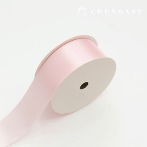 Satin bowknot String 20 rolls package bowknot tape String craft 40mm Light pink