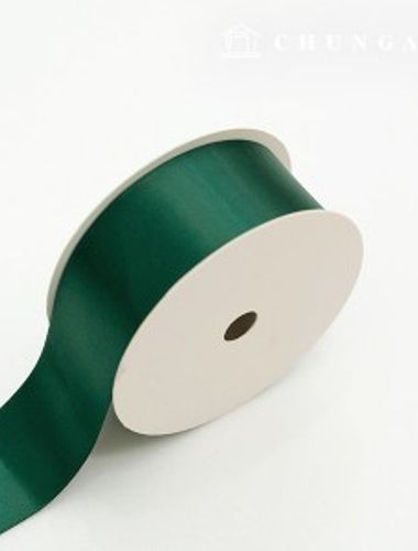 Satin bowknot String 20 rolls package bowknot tape String craft 40mm Deep green