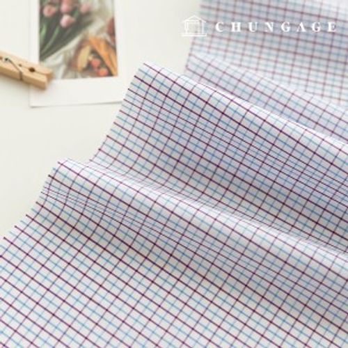 cotton Check Fabric yarn-dyed Check Stripe Plain Fabric 39