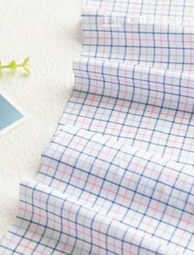 cotton Check Fabric yarn-dyed Check Stripe Plain Fabric 2