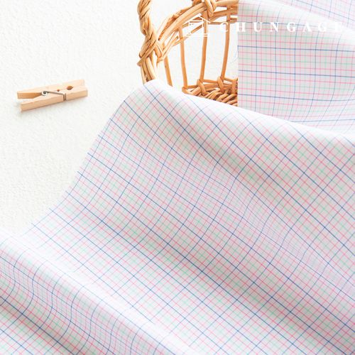 cotton Check Fabric yarn-dyed Check Stripe Plain Fabric 32