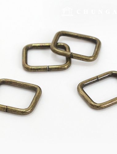 Square Ring Bag Square Ring Square Ring Antique Gold 20mm 82492