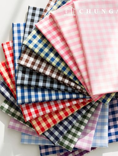 cotton Check Fabric Pre-dyed Check Fabric Basic Check