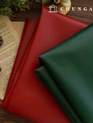 Christmas fabric synthetic leather waterproof fabric simple leather walking stick 2 types