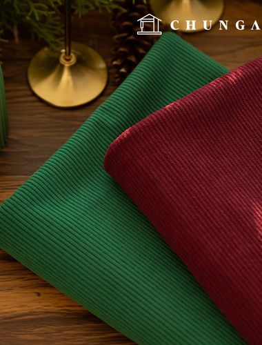 Christmas fabric Cordduroy Span fabric Medium Cordduroy 8W Corduroy Fabric Simply Pine Cone 2 types