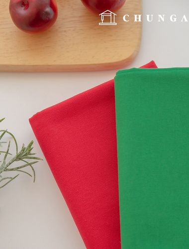 Christmas fabric cotton Oxford fabric 20 count Cotton Cloth Plain Fabric Daily Plain Ginger 2 types