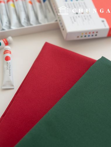 Christmas fabric cotton Oxford fabric 20 count cotton cloth plain fabric daily plain bread 2 types