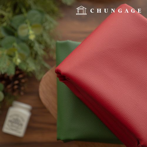 Christmas fabric synthetic leather, waterproof fabric, off-leather garland, 2 types