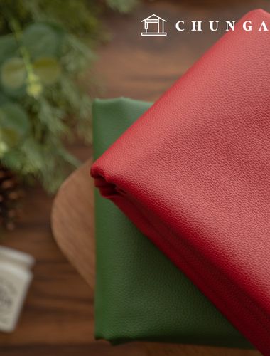 Christmas fabric synthetic leather, waterproof fabric, off-leather garland, 2 types