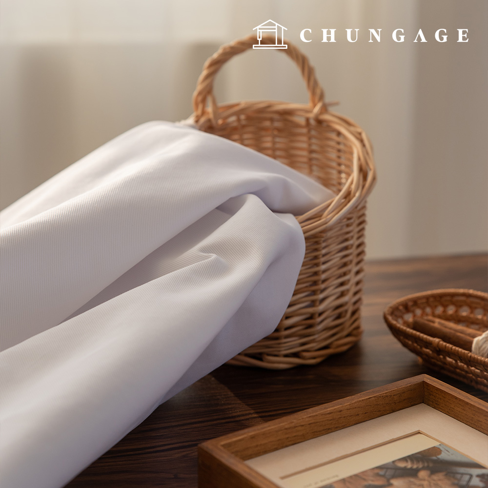 Cotton Blended Fabric Span Plain Clothing Fabric Louis