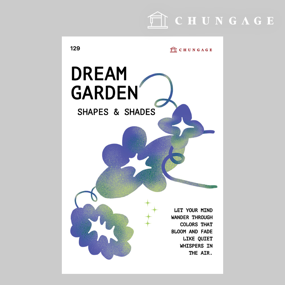 Clothing transfer paper 129 Reform heat transfer paper clothing making heat transfer sticker Dream Garden