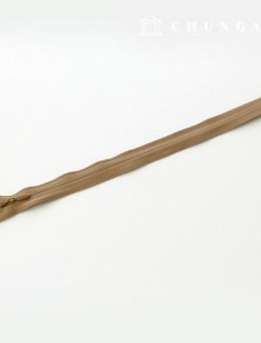 Console zipper hidden single-breasted zipper 25cm Carmel