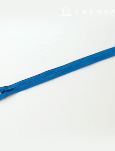 Console zipper hidden single zipper 25cm Blue