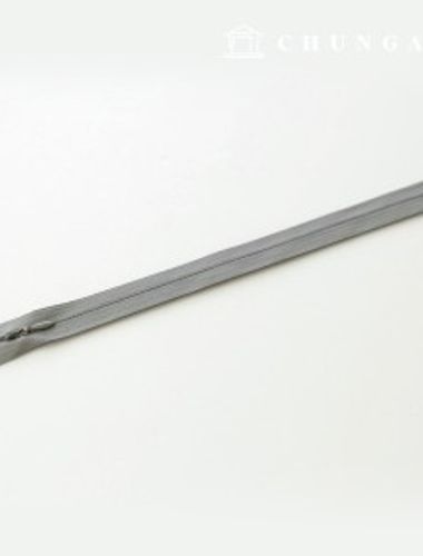 Console zipper hidden single zipper 25cm Light gray