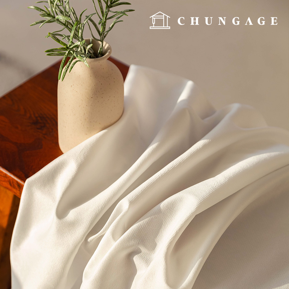 Poly fabric Plain Fabric Wide Width Crea