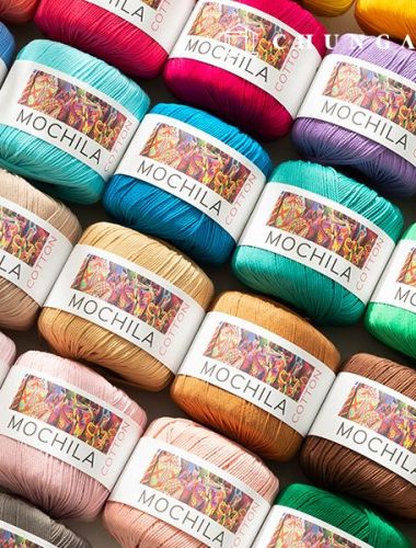 Mochila thread cotton yarn crochet knitting thread thin fur thread 53 colors