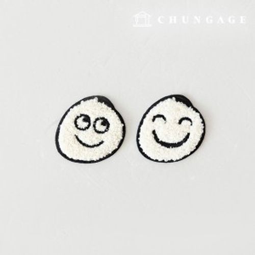 Adhesive Wappen Buckle Pogle Smile Wappen 163