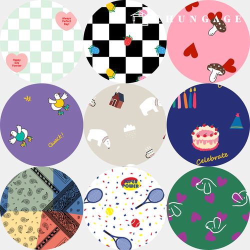 DTP fabric floral Flower Check cotton fabric 20 count Vintage Fabric 31 types