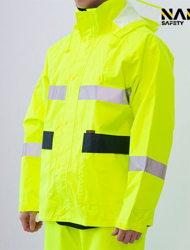 Lottery Rainy Coat Business SI 911 Raincoat Safety Quick Rider Delivery