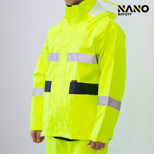 Lottery Rainy Coat Business SI 911 Raincoat Safety Quick Rider Delivery