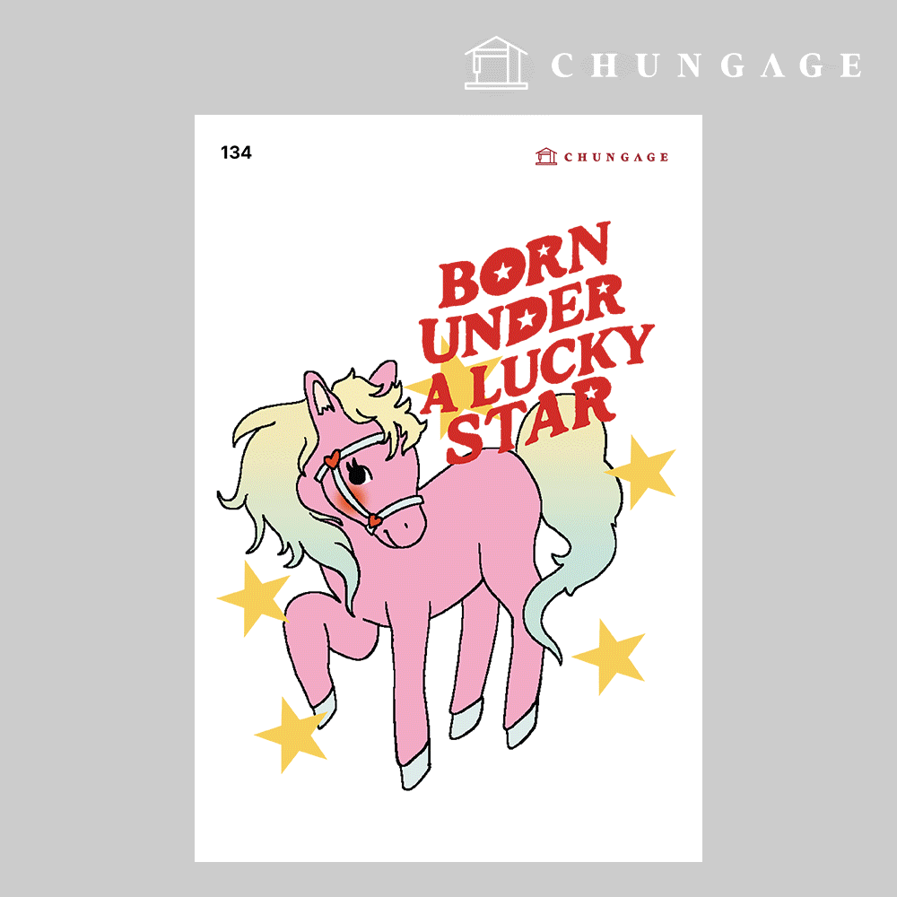 Clothing transfer paper 134 Reform heat transfer paper clothing making heat transfer sticker Lucky Star