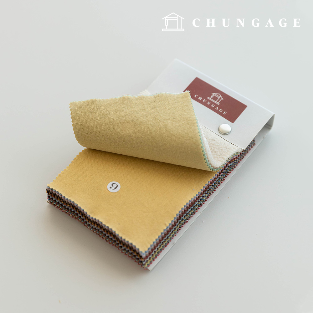 20 count plain fabric Sunday 51 types swatch book sample book