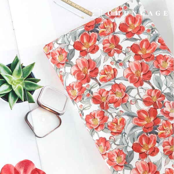 Eco-friendly antibacterial and anti-inflammatory fabric E-DTP cotton 20 count Peony Heritage