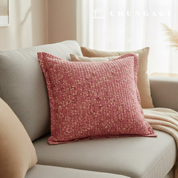 Cotton Flower Patterns Fabric 20 count Wide Width Natural Garden Pink