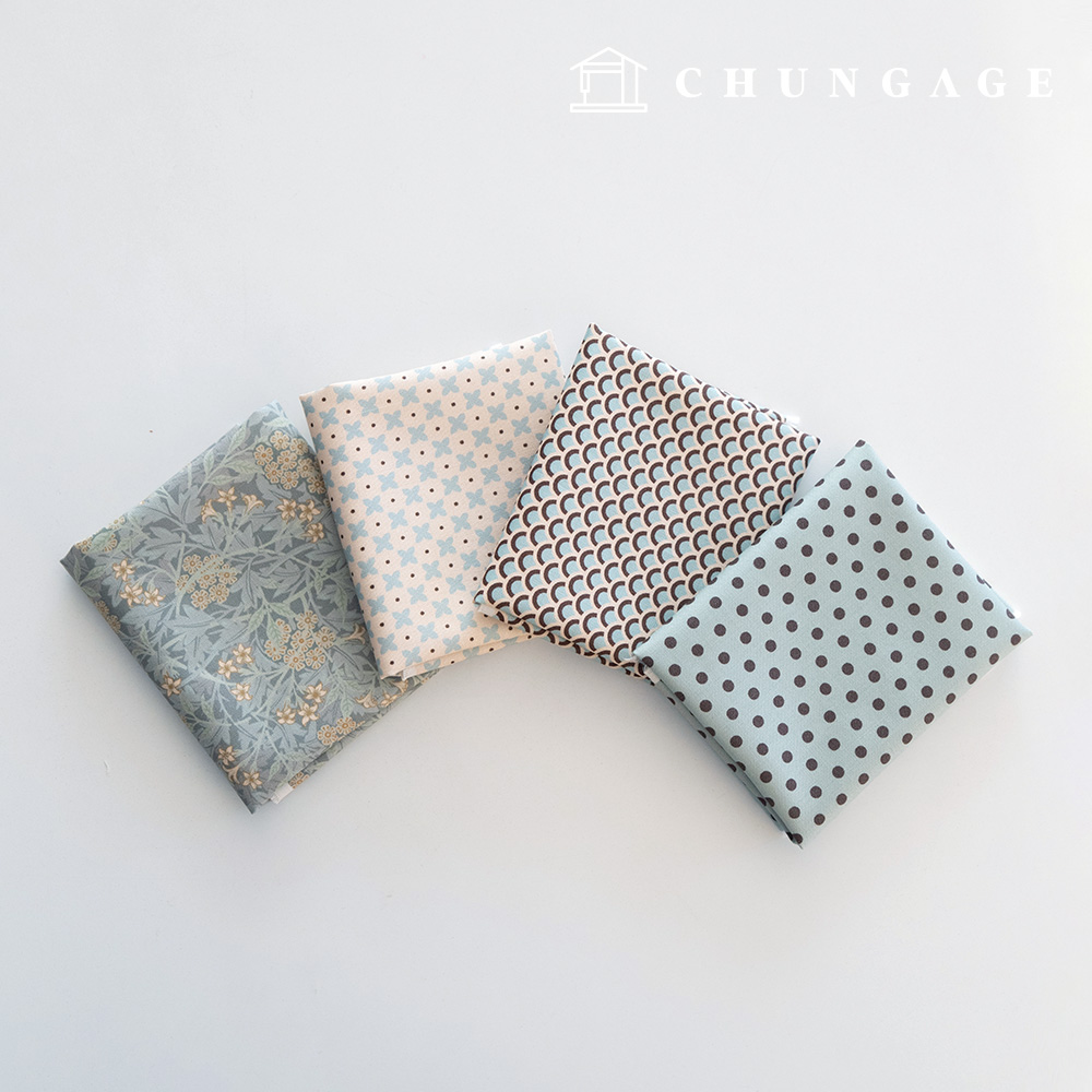 Fabric Package Flower Scrap Fabric Dot Fabric Doll Puppy Clothes Making 4 Types 245